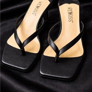 Kiss Elegant Black Women's Sandals
